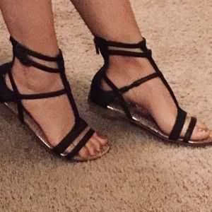 Black sandals